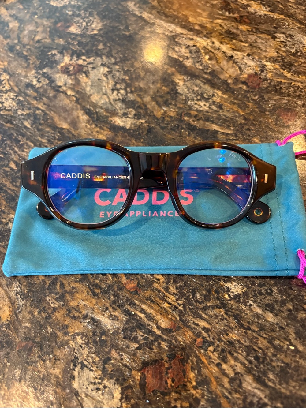 Caddis Women's Tortoiseshell Reading Glasses - Brown - Picture 2 of 4